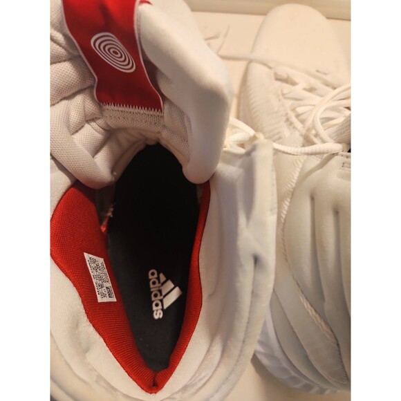 HTF White & Red Pro Bounce Adidas 2018 REF.3048-579.6 Basketball Shoes Size17‎ main image 13